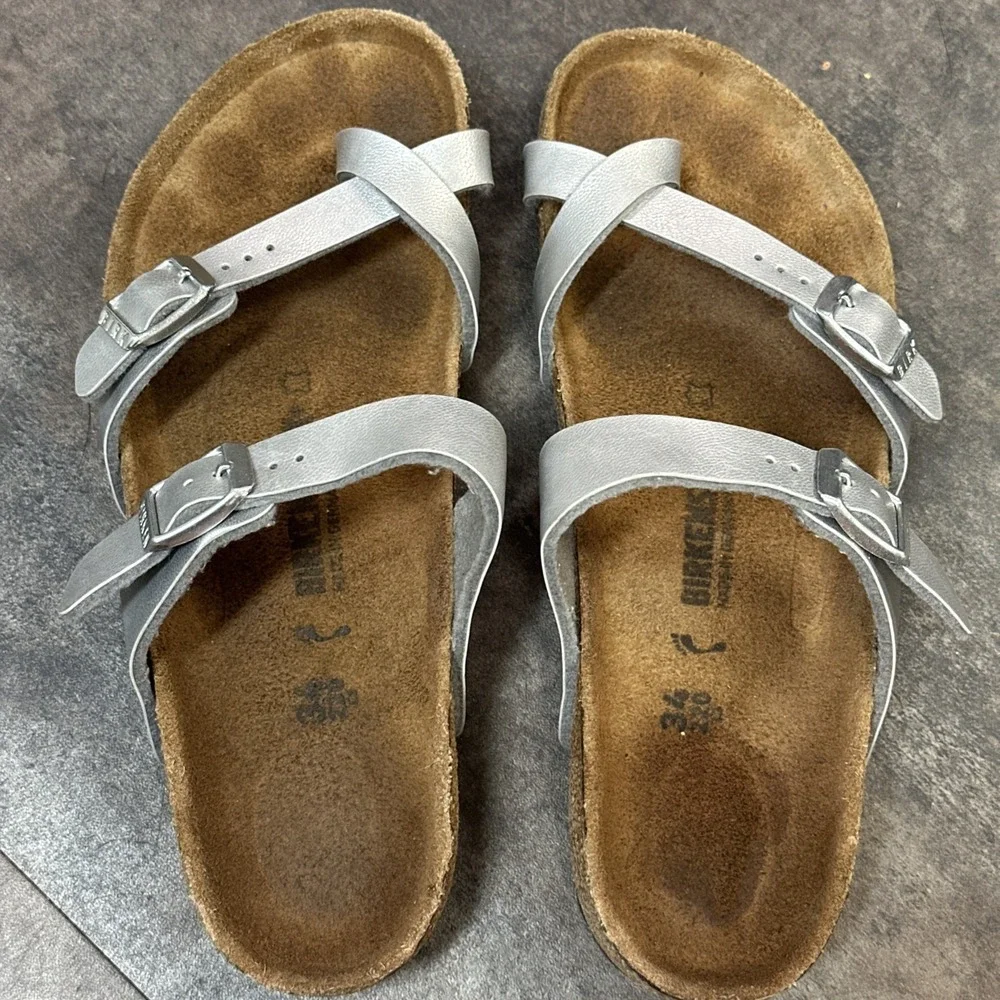 Birkenstock Mayari Sandals EU 34 Women's 3 Youth Girls Slip On Preppy Classic